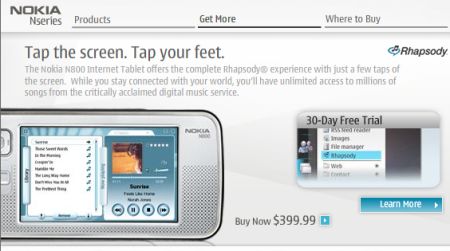 nokia rhapsody
