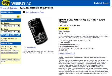 sprint blackberry curve 8330
