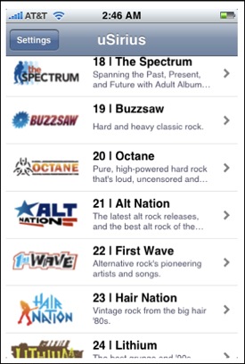 uSirius: Sirius Radio Streaming to Your Jailbroken iPhone | Gear Diary