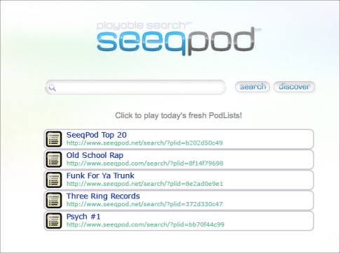 seeqpod podlists.jpg