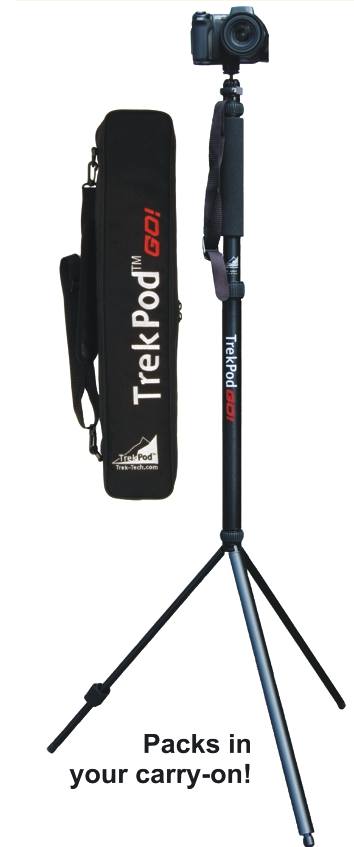 You can break it down to 22″ in size so it will fit in carry on luggage. You can break it down to 22″ in size so it will fit in carry on luggage.