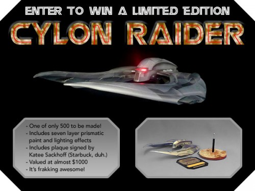 Win a Cylon Raider!