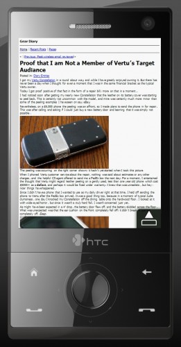 The Sprint HTC Touch Diamond Review
