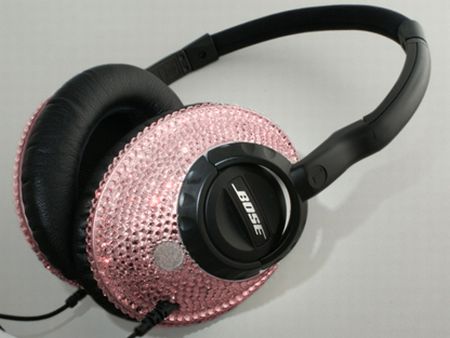 Gear Diary Old style Bose headphones get blinged out with Swarovski Crystals photo