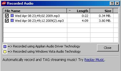 Ask and Record Toolbar by Applian Technologies Review 8 listofrecordedaudio.jpg
