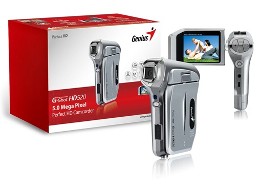 G Shot HD520 Camcorder_Full product w box (by Genius)
