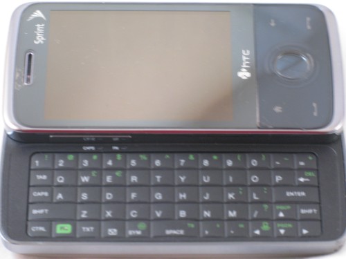 Touch Pro with keyboard showing