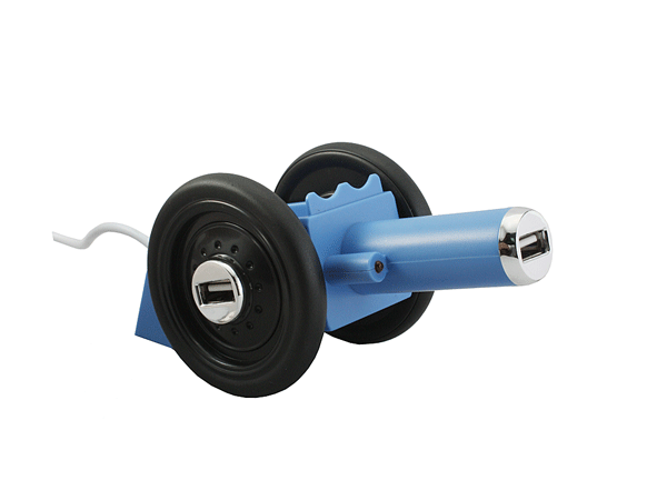 Cannon shaped USB hub