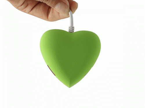 Heart shaped USB hub