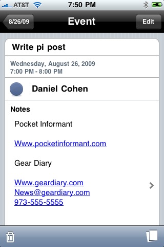 Pocket Informant photo 4