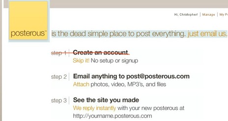 posterous