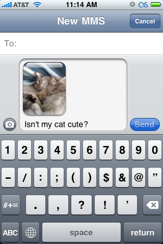 Writing an iPhone MMS