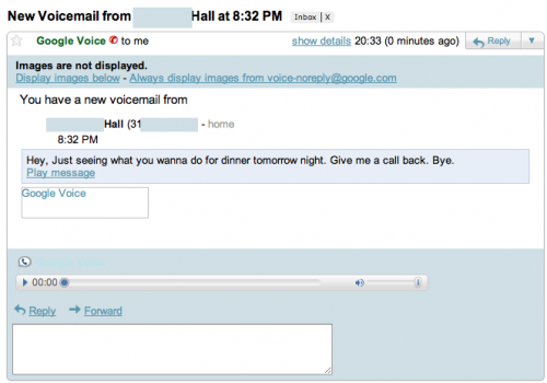 Gear Diary Gmail now able to play Google Voice voicemails directly photo