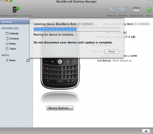 BlackBerry Desktop Manager2