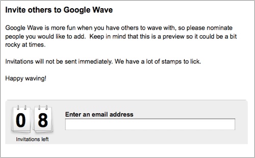 google wave invite page google wave invite page