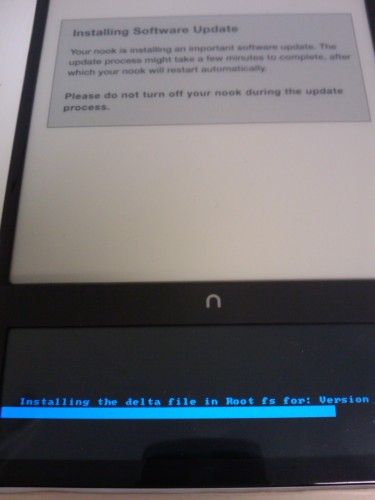 nook 1.1.0 software update