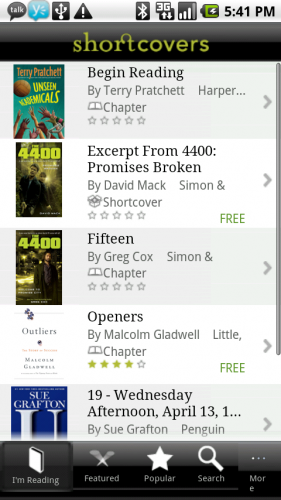 eBook Reading Options for Android