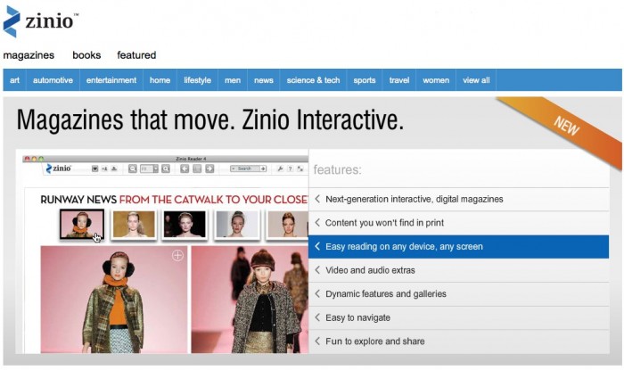 Zinio Poised to Bring eMags to the Mainstream