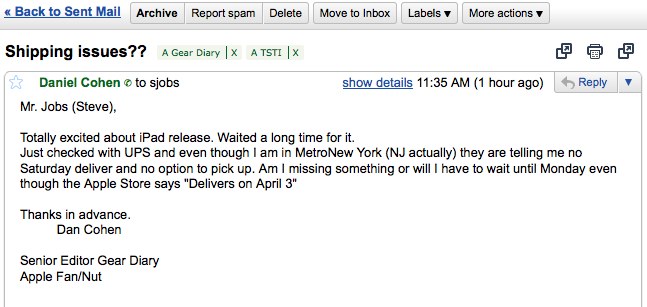 Expecting April 3rd Delivery of Your Apple iPad? Yeah, Good Luck With That!