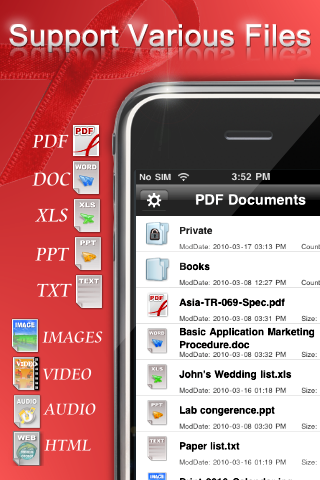PDF Reader from Kdan Mobile Software for iPhone and iPod Touch