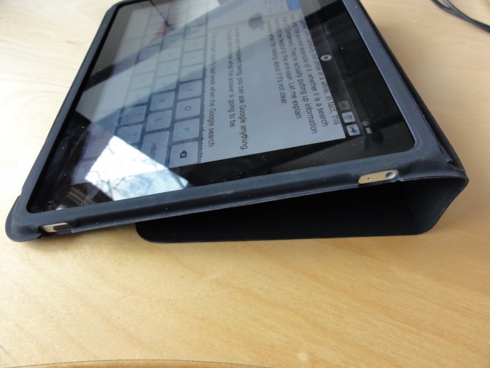 iPad + Dragon Dictation + Apple iPad Case = Mobile Desktop