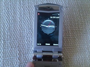 Vertu Ayxta Home Screen