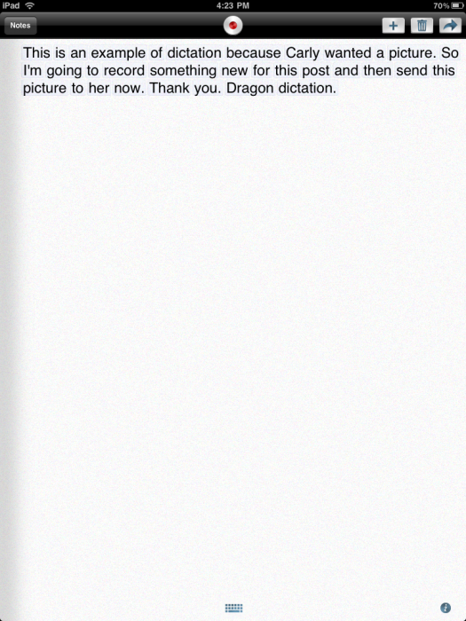 Gear Diary How Does Dragon Dictation Take Dictation On The iPad? Heres How... photo