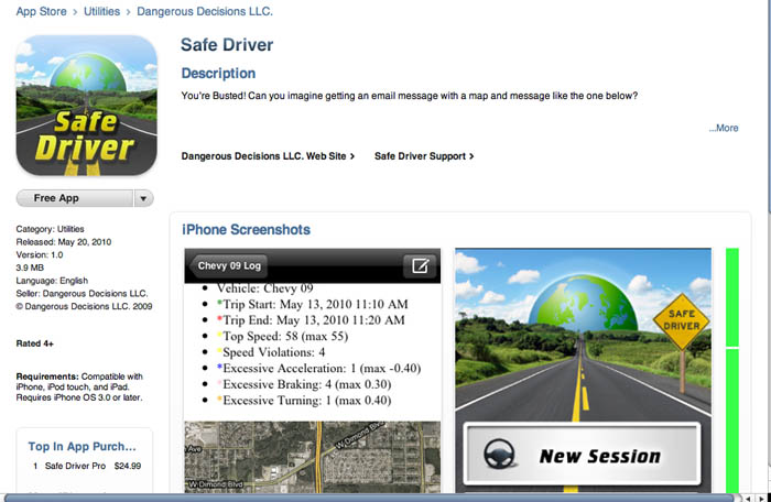 iPhone Calls Shotgun With New Safe Driver App