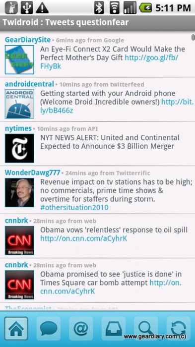 Twitter for Android Review and Comparison