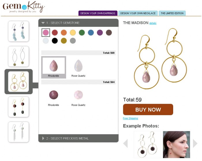 Design Custom Jewelry Online with GemKitty