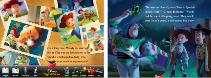 Read Along with Woody, Buzz and the Gang: Toy Story 3 for iPad Review