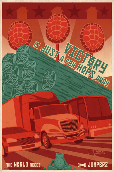 Very Cool Retro Video Game Propaganda Posters