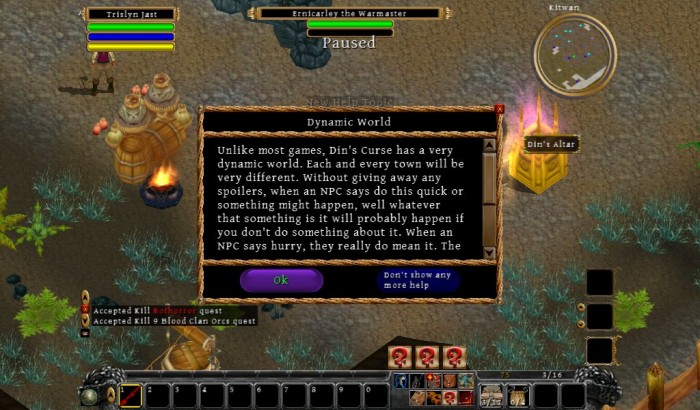 Din's Curse (PC/Mac RPG, 2010) Review