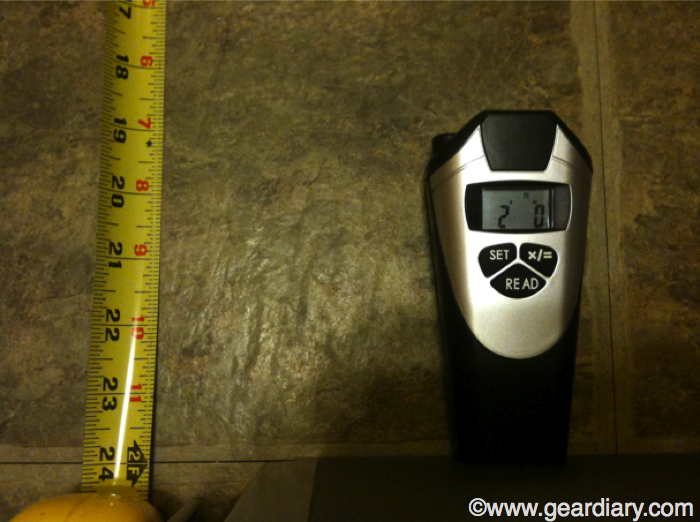 Ultrasonic Distance Measurer With Laser Pointer Review