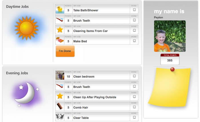 MyJobChart Web Site Review: A Fun Way To Track Kids' Chores