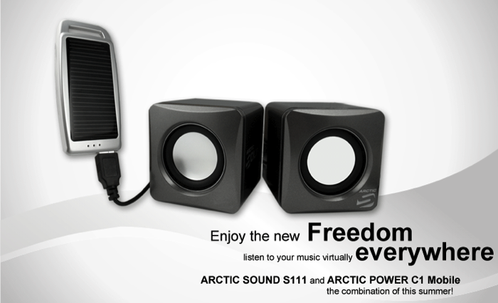 Review: Arctic Sound S11 Speakers And Arctic Power C1 Solar Charger