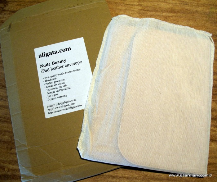 iPad Accessory Review: The Aligata Nude Beauty Leather Envelope