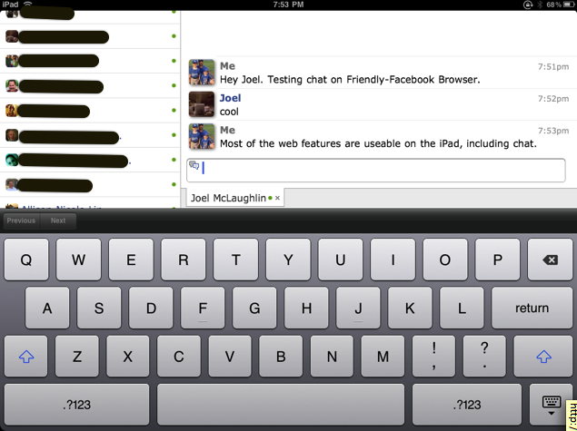 Friendly-Facebook Browser for iPad Review