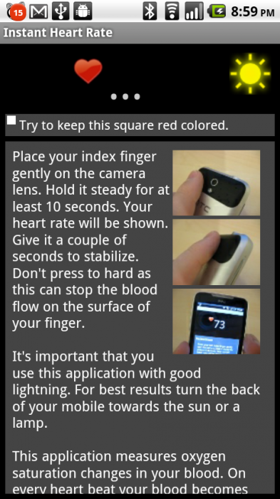 Android App Review: Instant Heart Rate