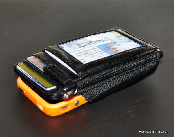 Fully stuffed eHolster Front Pocket Wallet iPhone Case 