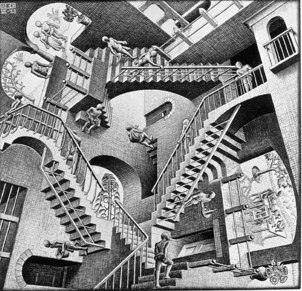 Random Cool Image: Assembly Instructions ala M.C. Escher