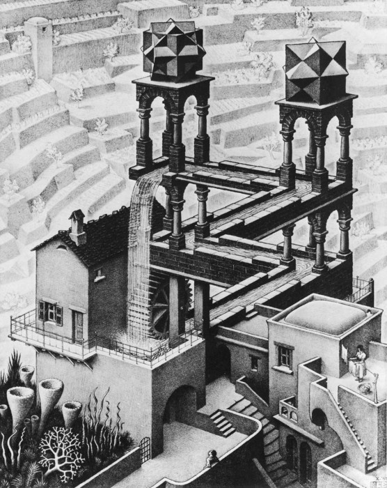 Random Cool Image: Assembly Instructions ala M.C. Escher