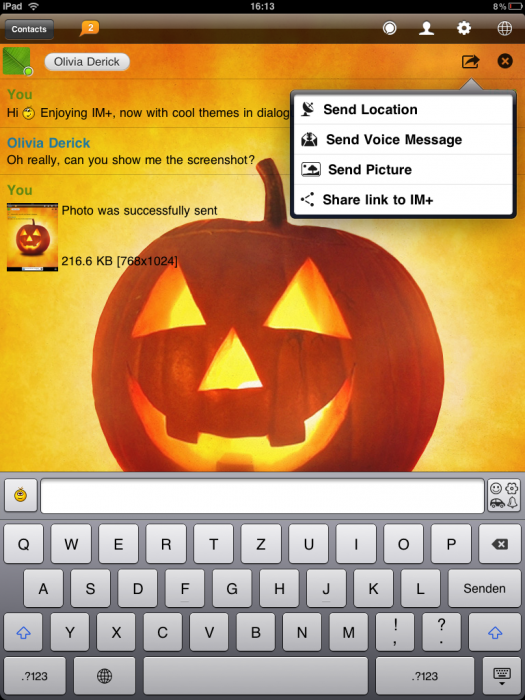 Halloween Chats Get Spookier with a Surprise IM+ Theme