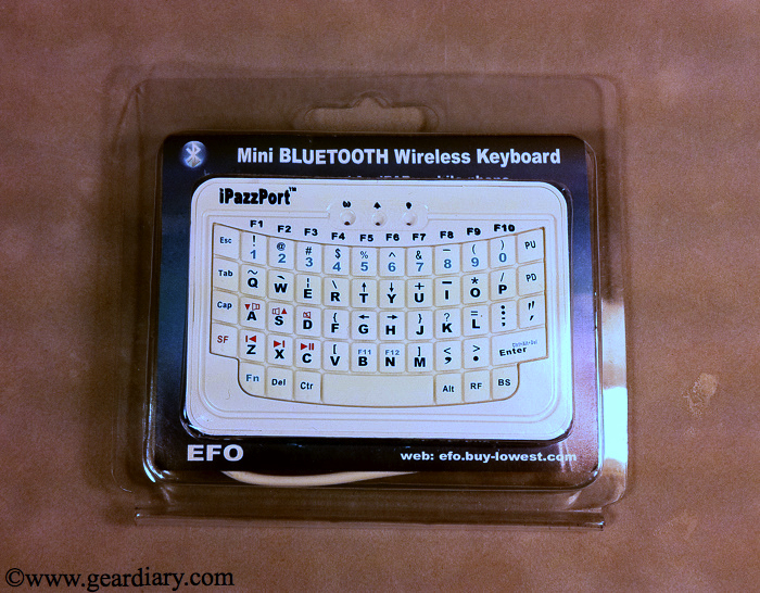 Mobile Phone Gear Review: iPazzPort Bluetooth Wireless Keyboard