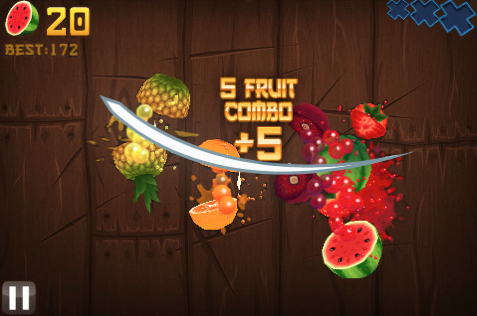 Fruit Ninja for iPhone/Touch Review