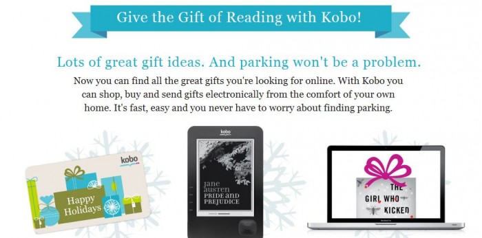 Gear Diary Kobo To Offer Gift Certificates For the Holidays photo