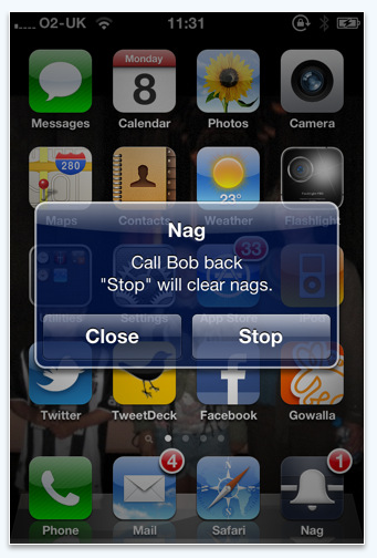 Now Your iPhone Nags You More Specifically