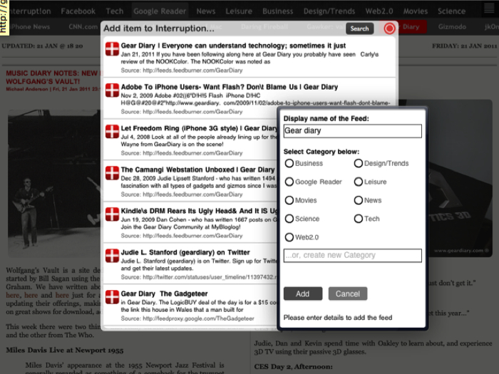 iPad App Review: Interruption