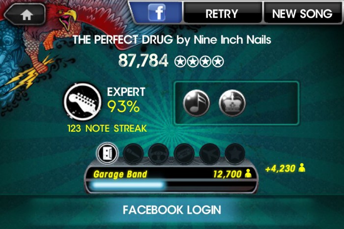 iPhone/iPad Review: Rock Band Reloaded