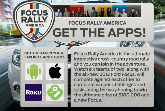 Mediafly Drives Apps for Ford Reality Show: Focus Rally America